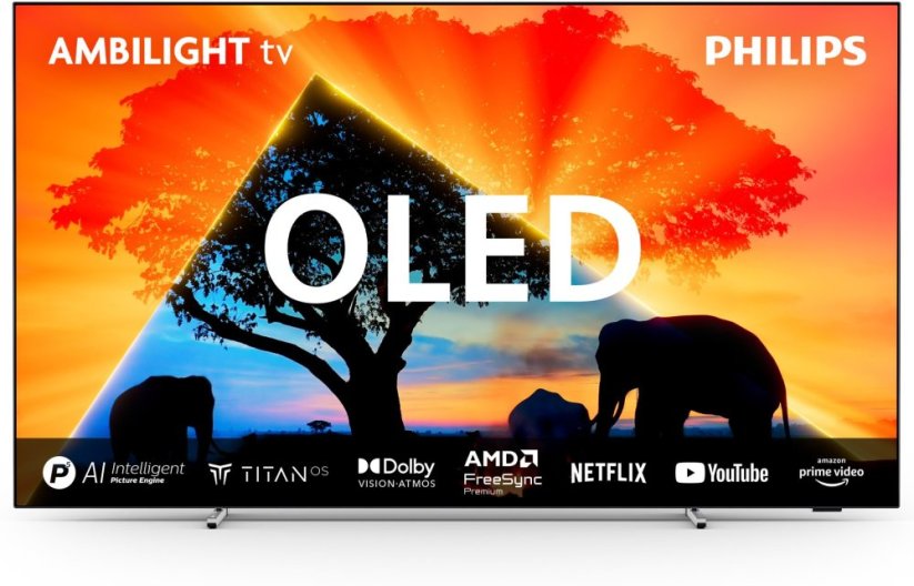 Philips Philips 55OLED759/12, 139.7 cm (55"), 3840 x 2160 pixels, OLED, Smart TV, Wi-Fi, chróme
