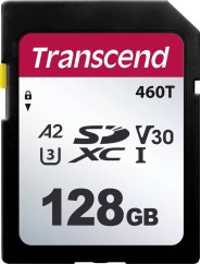 Transcend 460T SDXC 128 GB UHS-I/U3 A2 V30 (TS128GSDC460T-VS1)