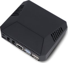 Argon40 Obudowa Argon ONE V3 M.2 NVMe PCIe do Raspberry Pi 5 - z ventilátorem i radiatorem - aluminiowa - Čierna}