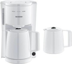Severin Severin KA 9309 white Filter Coffee Maker with 2 Pots