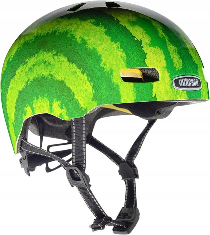 MET Nutcase Street Watermelon Mips Cycling Helmet, 56-60 cm