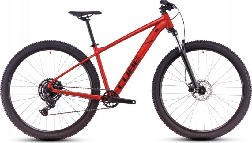 Cube Dviratis Cube Aim Pro 29 fireorange'n'black 2025-L (Dydis: L)