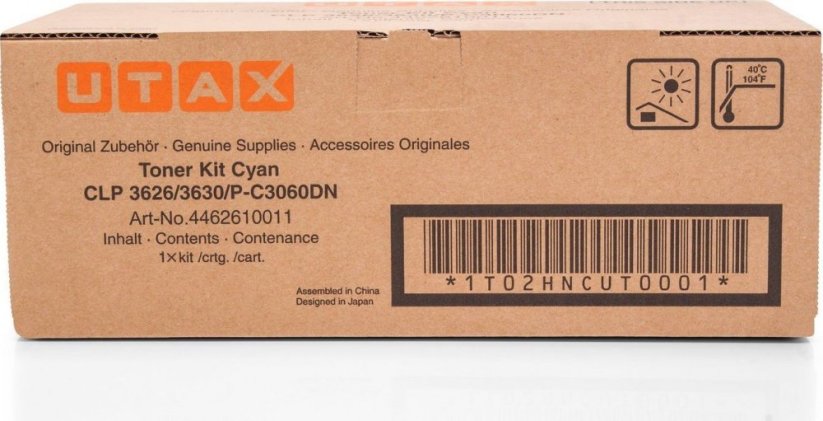Utax CLP-3626 Cyan Originál  (4462610011)