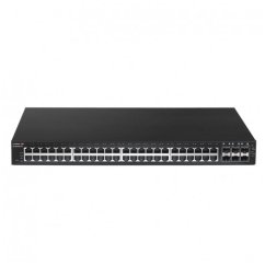 EdiMax Switch zarządzalny EDIMAX GS-5654PLX V2 - 48x 100|1000Mbps RJ45, 6x 10GbE SFP+, PoE+ 400W Long range