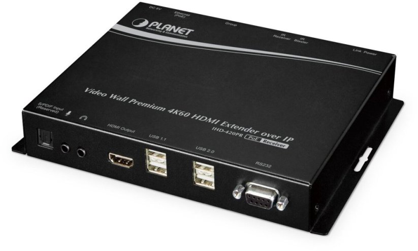 Planet PLANET Video Wall 4K/60 HDMI & USB Čierny