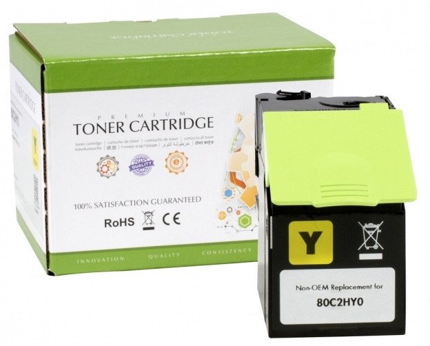 Static Control Compatible Static-Control Lexmark 802HY (80C2HY0), Yellow, 3000 p.