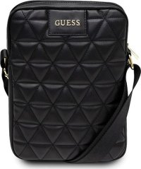 Guess Guess Taška GUTB10QLBK 10" Čierna/black Quilted Tablet Bag