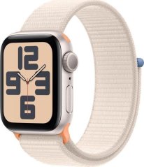 Apple Watch SE 2023 GPS 40mm Starlight Alu Sport Loop Béžový (MR9W3QP/A)