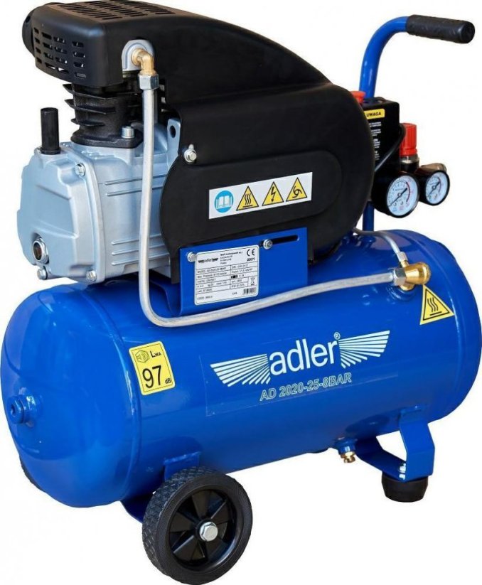 Adler SPRĘŻARKA ADLER 24l AD 2020-25-8BAR 230V MAR3609.5