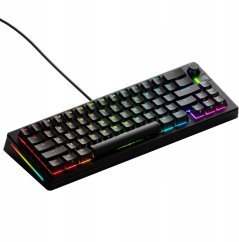 Glorious GMMK 3 65 % Custom Gaming-Tastatur - Pre-Built, ANSI (US), Fox Switches, schwarz