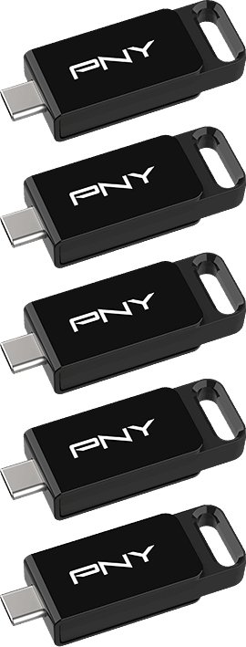 PNY Elite 5-Pack, 64 GB  (P-FD64GX5ELC-EF)