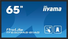 iiyama iiyama TF6539AS-B1AG signage display Płaski panel Digital Signage 163,8 cm (64.5") LED 500 cd/m 4K Ultra HD Čierny Ekran dotykowy Procesor wbudowany Android 24/7
