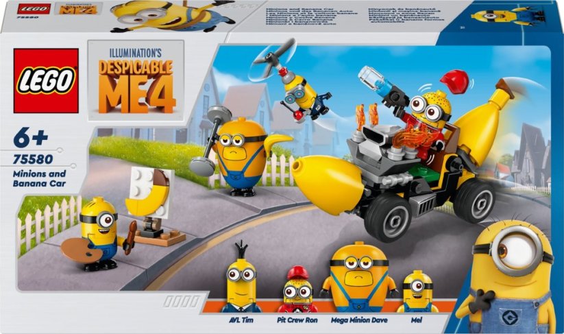 LEGO Minions Minionki i bananowóz (75580)