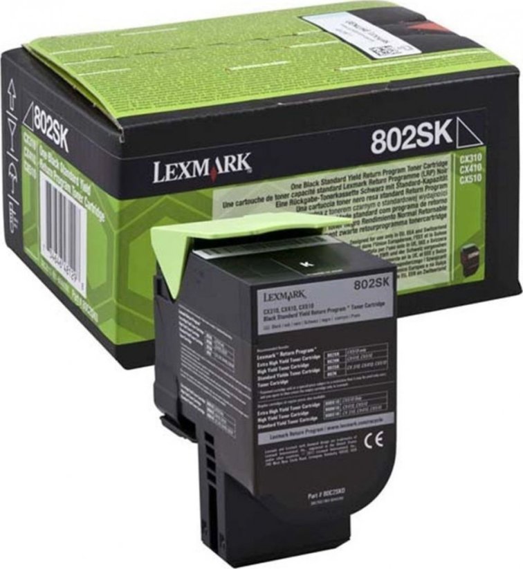 Lexmark 80C2SK0 Black Originál  (80C2SK0)