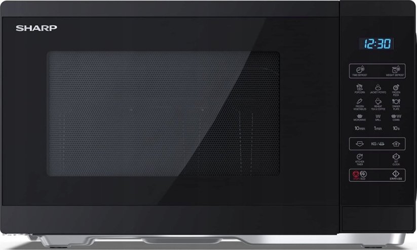 Sharp Sharp | Microwave Oven with Grill | YC-MG252AE-B | Free standing | 25 L | 900 W | Grill | Black