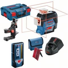 Bosch Plošný laser GLL 3-80 C Červený 30 m