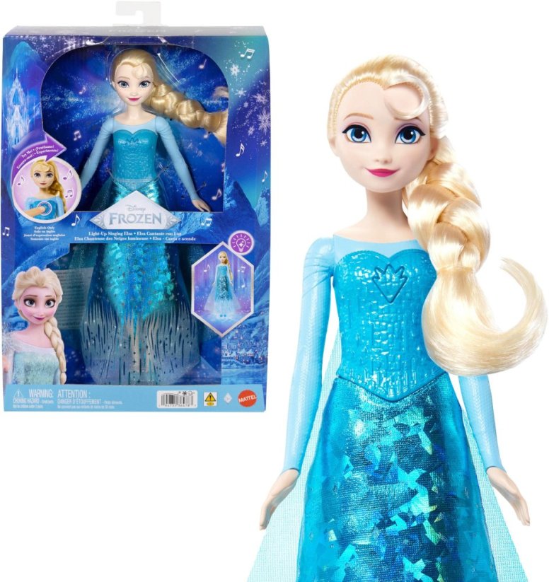 Mattel DISNEY FROZEN ICE POWER śpiewająca Bábika Elza (JLJ07)