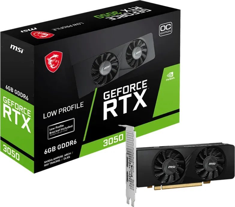 MSI GeForce RTX 3050 LP OC 6GB GDDR6