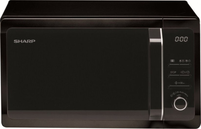 Sharp R243BK Microwave oven solo compact, 20l, 800W