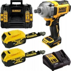 Dewalt DEWALT. IMPACT WRENCH 1/2" 18V DCF891P2T 812Nm 2x5.0Ah 4-SPEED TSTAK RING LANYARD READY