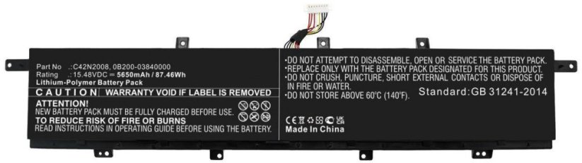 LMP Battery 87.46Wh Li-Polymer