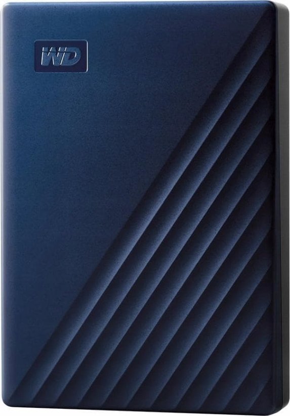WD WD My Passport for Mac WDBK6C0060BBL - Festp - verschlusselt - 6 TB - extern (tragbar) - USB 3.2 Gen 1 - 256-Bit-AES - Blau