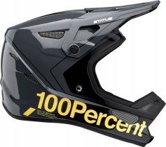 100% Prilba na celú tvár 100% STATUS DH/BMX Helmet Carby Charcoal roz. XXL (63-64 cm) (NEW)