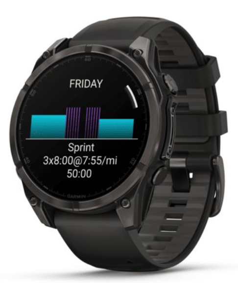Garmin Fenix 8 AMOLED 47 mm, Sapphire Carbon Gray DLC Titanium Black