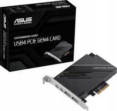 Asus ASUS Rozšiřovací karta USB4 PCIe Gen4, PCIe 4.0 x4, 2x USB4 Typ-C, 2x DP