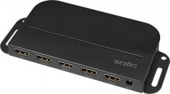 LogiLink Splitter 1 do 4x HDMI 2.0b 4K, z držiakem montażowym-CV0143
