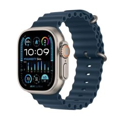 Apple Apple Watch Ultra 2 GPS + Cellular, 49mm Titanium Case with Blue Ocean Band,Model A2986