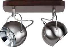 Spotlight Spot chrómowany Spotlight BALL WOOD z dreva bukowego 5131276