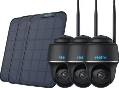 Reolink Reolink 3x Argus B430-B + 3x Solarpanel schwarz