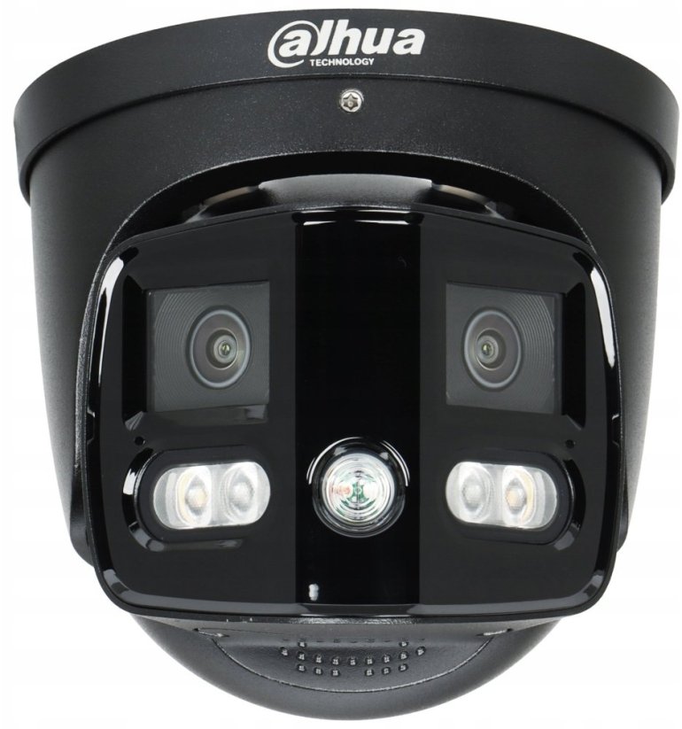 Dahua Technology Panoramiczna TiOC WizSense - 8&nbsp;Mpx 2 X 2.8&nbsp;mm DAHUA (IPC-PDW3859-A180-E2-AS-PV-0280B-BLK)