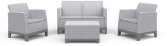 Keter Sada mebli záhradných Scandi Forma 2 Seater Set jasnoSivý/tmavoSivý stalowy (8711245162690)