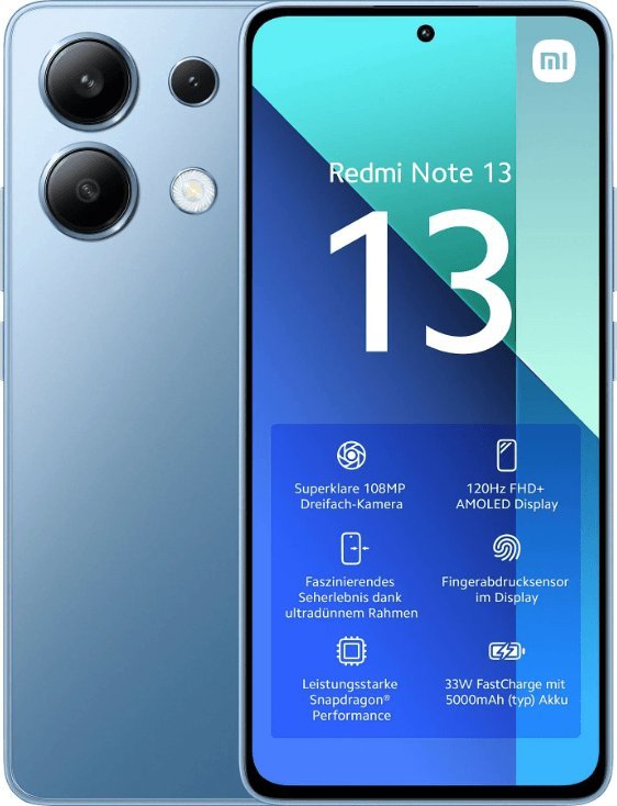 Xiaomi Redmi Note 13 6/128GB Modrý  (52936)
