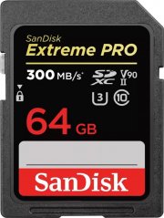 SanDisk Extreme PRO SDXC 64 GB Class 10 UHS-II/U3 V90 (SDSDXDK-064G-GN4IN)