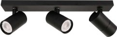 Italux Plafon LAMPA na strop LACONI SPL-2813-3B-BL Italux metalowa OPRAWA regulowane reflektorki na listwie čierne