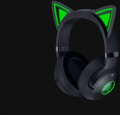 Razer Razer Headset | Kraken Kitty V2 BT | Bluetooth | Over-ear | Microphone | Noise canceling | Wireless | Black