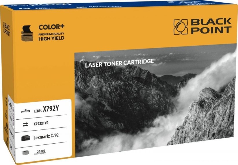 Black Point LCBPLX792Y Yellow Náhradný X792X1YG (BLLOPLX792YBW)
