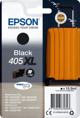 Epson Epson 405XL - 18.9 ml - XL - Schwarz - original - Blister mit RF- / akustischem Alarmsignal - Tintenpatrone - fur WorkForce WF-7310, 7830, 7835, 7840, WorkForce Pro WF-3820, 3825, 4820, 4825, 4830