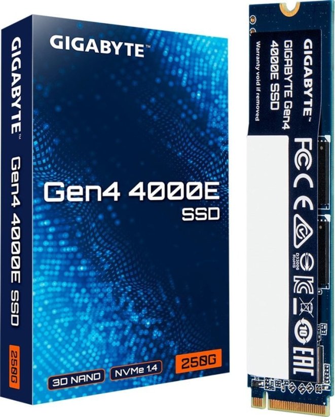 Gigabyte 4000E 250GB M.2 2280 PCI-E x4 Gen4 NVMe (G440E250G)