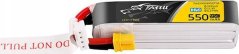 Tattu akumulátor Tattu 3s 550mAh 95C 11.4V HV Lipo Battery z konektorem XT30 Plug Long-Pack