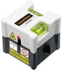 Laserliner LaserCube, 5 m, 1 mm/m, 635 nm (< 1 mW), Line level, Black, White, 4 h
