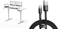 SENSE7 NOJO LIGHT Białe 120 cmx60 cm + kabel usb