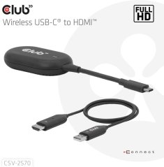 NoName CLUB3D CSV-2570 huby i koncentratory USB Type-C