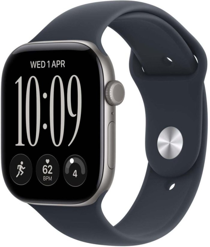 Apple Watch 12 GPS + Cellular 46mm Space Grey Alu Sport Band M/L Modrý  (MJG74MP/A)