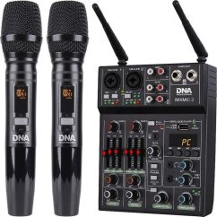 DNA DNA MIXMIC 2 mikser audio USB Bluetooth + mikrofony bezprzewodowe Sada