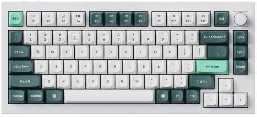 Keychron Q1 HE QMK Gateron Double-Rail Magnetic Nebula (Q1H-P1)