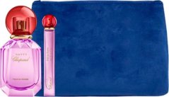 Chopard Luxury Naturals Perfumery Set Chopard: Happy Felicia Roses, Eau De Parfum, For Women, 100 ml + Happy Felicia Roses, Eau De Parfum, For Women, 10 ml + Chopard, Synthetic Leather, Bag, Trouse Pouche, Blue, For Women, 2.4 x 9 x 6.2 For Women WOMEN